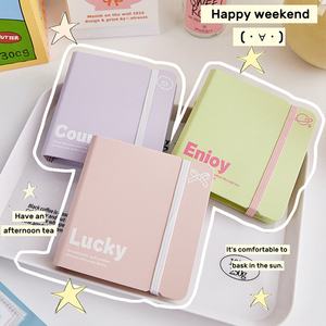 Nouvel Album Photo en Cuir Style <span class=keywords><strong>Sentance</strong></span> Ins, Haute Qualité, pour Filles, avec Feuilles Mobiles, Rangement de Petites Cartes 3 pouces, pour Collection de Photos - Product Image 2