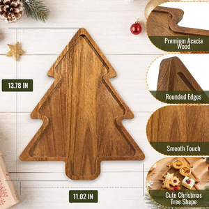 Planche à découper en noyer, bois massif, multi-usages, planche à <span class=keywords><strong>fromage</strong></span> de <span class=keywords><strong>Noël</strong></span>, décorations festives en bois, cadeau <span class=keywords><strong>pour</strong></span> <span class=keywords><strong>Noël</strong></span> - Product Image 4