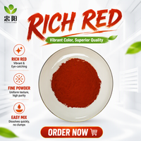 Pigment organique rouge solvant résistant à la chaleur ZHONGYANG 135, teinte brillante pour plastiques techniques PC, ABS, PET, PS