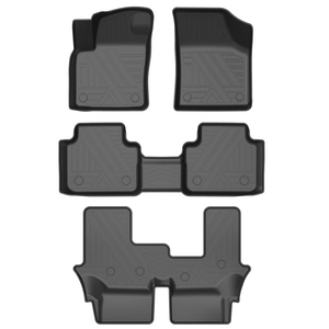 3D <b>Waterproof</b> TPE 3.5mm Thick Original Size Floor Carpet <b>Mat</b> for VW TERAMONT 7-Seats Non-Toxic Eco-Friendly Anti-Slip Full Set - Product Image 1