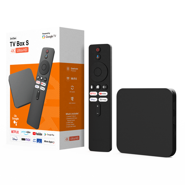 Factory Price Allwinner H618 Android 14 TV Box Voice Remote ATV System 2GB RAM 16GB ROM HD Media Player 2025 Best Set Top Box