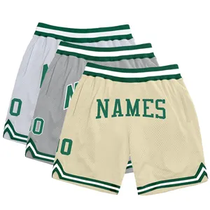 Herren Custom Logo Sport netze Shorts Laufen Fitness Shorts Fitness studio Basketball Workout Mesh Shorts Jogger Sport bekleidung für Männer