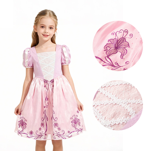 Disfraz de Princesa Rapunzel de Película para Niñas en Oferta, Vestido de Algodón para Fiesta y Celebración de Navidad, Inspirado en 'Enredados' de Disney - Product Image 3