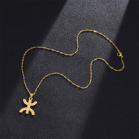 Colliers pendentifs en acier inoxydable avec symboles berbères africains, bijoux marocains