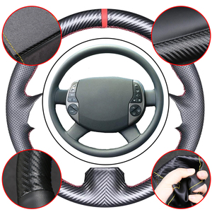 <span class=keywords><strong>Funda</strong></span> para <span class=keywords><strong>volante</strong></span> de coche de fibra de carbono y cuero de microfibra de estilo deportivo para <span class=keywords><strong>Toyota</strong></span> <span class=keywords><strong>Prius</strong></span> 20(XW20) 2004-2009 años modelo - Product Image 2