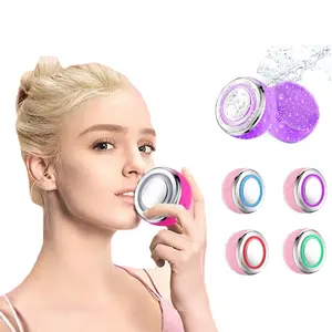 Christmas Gift Rechargeable Electric Facial Cleansing Brush Private Label Cleaning Face Spin Cleanser Silicone Brush