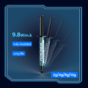 معجون حراري TG-9 10 جرام عالي الحرارة 9.8 واط/م.ك لوحدة المعالجة المركزية، مركب سيليكون حراري موصل للمصانع - Product Image 5