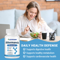 Capsules Probiotiques OEM 200 Milliards UFC Akkermansia Muciniphila – Complément Santé Intestinale Halal pour Booster la Santé Intestinale – Capsules Probiotiques Akkermansia