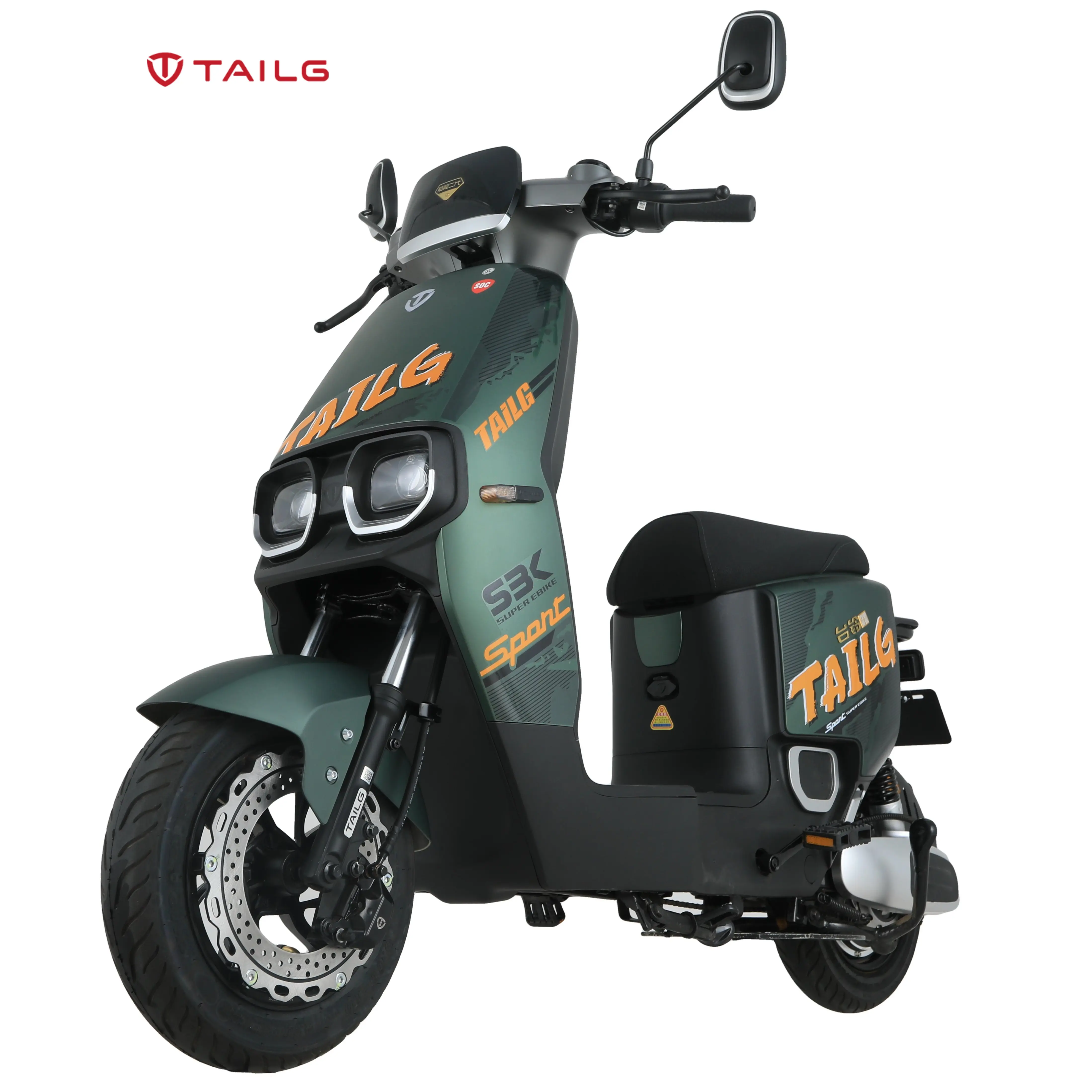 TAILG Batterie au lithium de haute qualité 2 places Sport Vespa Scooter Moto électrique Moto pour adultes