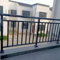 Barrière de balcon pour fenêtre en baie, garde-corps de sol pour fenêtre en baie, clôture de construction à fixation au sol, directement de l'usine
