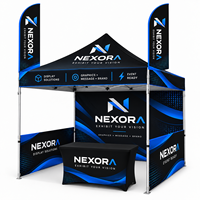 Tente de stand d'exposition pliable, structure en aluminium, imperméable, résistante aux UV, personnalisable 10x10 3x3m, gazebo extérieur pour événements et promotions