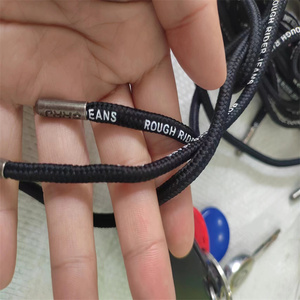 Nhà Máy dây kéo với nhúng Silicone may đầy màu sắc dây kéo hoodie tip Jogger <span class=keywords><strong>drawcord</strong></span> với in ấn logo - Product Image 3