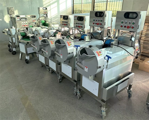 Machine de découpe automatique de fruits et légumes Chine Machine de découpe de légumes en chips 2000 KG/H - Product Image 3