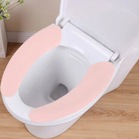 Coussin de siège de toilette universel adhésif monobloc, sans trace, non toxique et confortable
