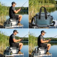 Sac isotherme de pêche personnalisé, étanche, anti-fuite, avec plusieurs poches pour le camping en plein air, les pique-niques et le stockage des aliments