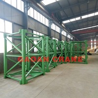 Grúa Torre, Grúa de Pluma, Grúa de Plataforma QTZ80(P6012) Carga Máxima 6t Carga en Punta 1t Longitud de Pluma 60m para Construcción de Edificios
