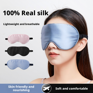 Mascherina per Occhi in Seta con Catena, Maschera per Dormire che Blocca la Luce, Ausilio per il Riposo per Signore e Signori - Product Image 2