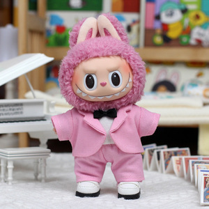 Muñeca Labubu con Vestido de Novia, Llavero de Vinilo de 17 cm, Accesorio de Peluche Estilo Coreano para Niñas - Product Image 3