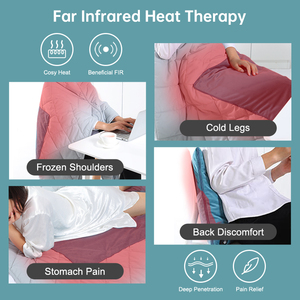 2025New Design Electric USB Battery-Powered Heating Films Neck Protection Eye Mask Heated Waist Belt Car Heating <strong>Pillow</strong> - Product Image 3