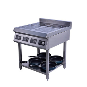 Cocina de Inducción de Cuatro Quemadores con Pantalla Digital, Equipo de Cocina Comercial, Horno de Inducción con 4 Hornillas - Product Image 1