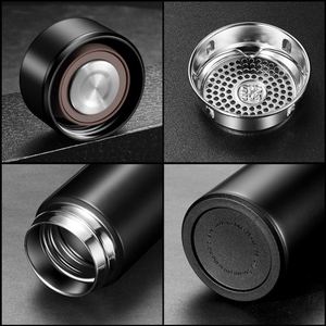 ขวดน้ำอัจฉริยะสแตนเลสขนาด 500 มล. สำหรับกิจกรรมกลางแจ้ง พร้อมหน้าจอ LED แสดงผลเตือนอุณหภูมิ เหมาะสำหรับการเดินทางและใช้เป็นแก้วน้ำ - Product Image 3