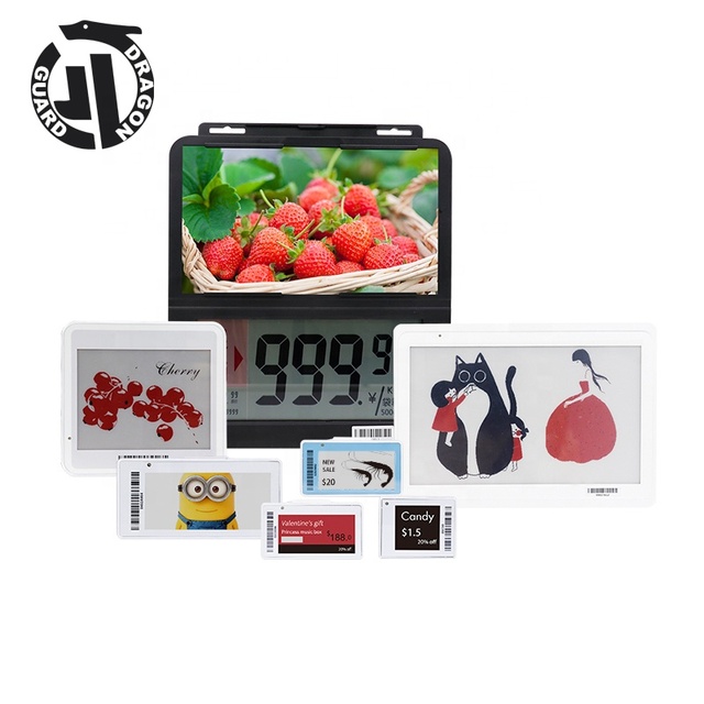 DRAGON GUARD ESL Digital Price Tag E-ink Display Anti Theft Electronic Shelf Label for Supermarket