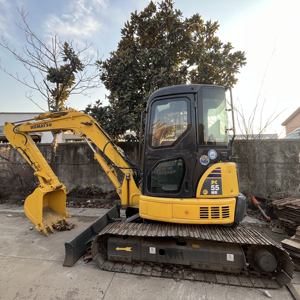 Mini-excavatrice Komatsu d'occasion de 5,5 tonnes, d'origine japonaise, bien entretenue, en bon état, modèle Komatsu PC 55MR - Product Image 2