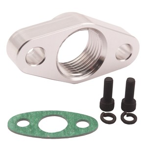 汽车用铝制涡轮油回流排水法兰 38mm 内螺纹 1/<span class=keywords><strong>2</strong></span> NPT KKK K03 适用于 Garrett GT15 GT17 - Product Image 4