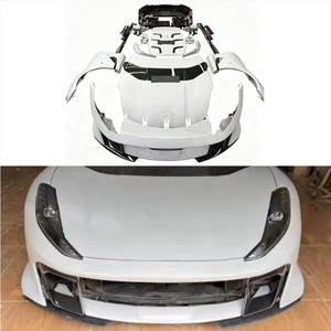 สปอยเลอร์กันชนหน้า-หลังคาร์บอนไฟเบอร์สไตล์ <span class=keywords><strong>Ferrari</strong></span> 812 <span class=keywords><strong>Competizione</strong></span> ฝากระโปรงคุณภาพสูงจากโรงงานโดยตรง - Product Image 1