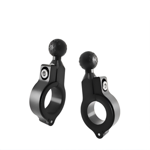 Support de guidon flexible en alliage d'aluminium étanche avec pince de fixation pour tube 17mm/25mm, compatible avec la boule TPU de 1'' de type B RAM Mount, noir - Product Image 6