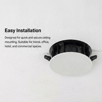 Haut-parleur de plafond intelligent sans fil, liaison scénique, installation facile pour système de musique d'ambiance à domicile ou à l'hôtel