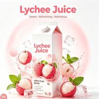 OEM Groothandel Exotische Tropische Fruit Frisdrank Bloemige Honingzoete Lychee Sap Kant-en-klare Dranken