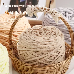 Sợi len nhung chunky Chenille Charmkey bán chạy, 160 gram, mềm mại như lông em bé, một màu, 100% polyester, dùng để làm chăn tự làm - Product Image 3