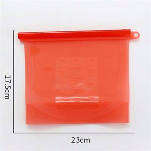 Reusable Silicone Food Storage Bag Washable Silicone Fresh Bag for Fruits Vegetables Meat - Product Image 2