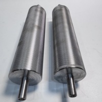 Rouleaux, pignons et tambours en acier inoxydable galvanisé pour lignes de production, disponibles sur mesure.