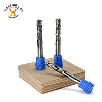 Fraise à compression Warrior's Bit à 3 cannelures, anti-éclatement, pour CNC, en carbure, 6 mm, OEM/ODM, nano-revêtement, haute vitesse