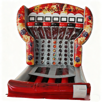 Giant Connect 4 Four Inflatable Carnival Sports Shoots Basketball Games <strong>for</strong> Kids Adults