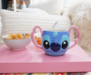 <span class=keywords><strong>Taza</strong></span> de Cerámica con Rostro de <span class=keywords><strong>Stitch</strong></span> de <span class=keywords><strong>Lilo</strong></span> & <span class=keywords><strong>Stitch</strong></span>, Esculpida en 3D, 16 Onzas - Product Image 4