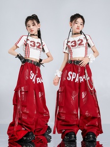 ชุดเต้นแจ๊สสำหรับสาวๆ สไตล์ทันสมัย หวานซ่อนเท่ เหมาะสำหรับการแสดงบนเวทีและรันเวย์ - Product Image 3