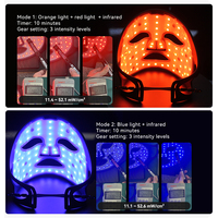 Thérapie par lumière rouge infrarouge LED portable à usage domestique, à marque privée, en silicone de qualité alimentaire, 850nm 630nm, pour cryothérapie et photothérapie
