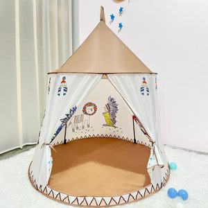 Princess Indoor <span class=keywords><strong>Tipi</strong></span> plegable Tienda de juegos <span class=keywords><strong>para</strong></span> bebés Toda la temporada - Product Image 3