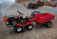 Motoculteur diesel rotatif Meiqi 195, mini-motoculteur, désherbeur, tracteur agricole