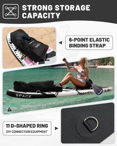 Planche de SUP <span class=keywords><strong>gonflable</strong></span> de haute qualité OEM ODM 11'*34'*6' pour la pêche et le surf - Product Image 6