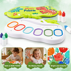 Set <span class=keywords><strong>de</strong></span> Dibujo Mágico Transfronterizo <span class=keywords><strong>de</strong></span> Plástico para Niños <span class=keywords><strong>de</strong></span> 4 a 6 Años, Paleta <span class=keywords><strong>de</strong></span> Arte <span class=keywords><strong>de</strong></span> Graffiti que Revela Colores, Pintura Mágica Educativa - Product Image 5