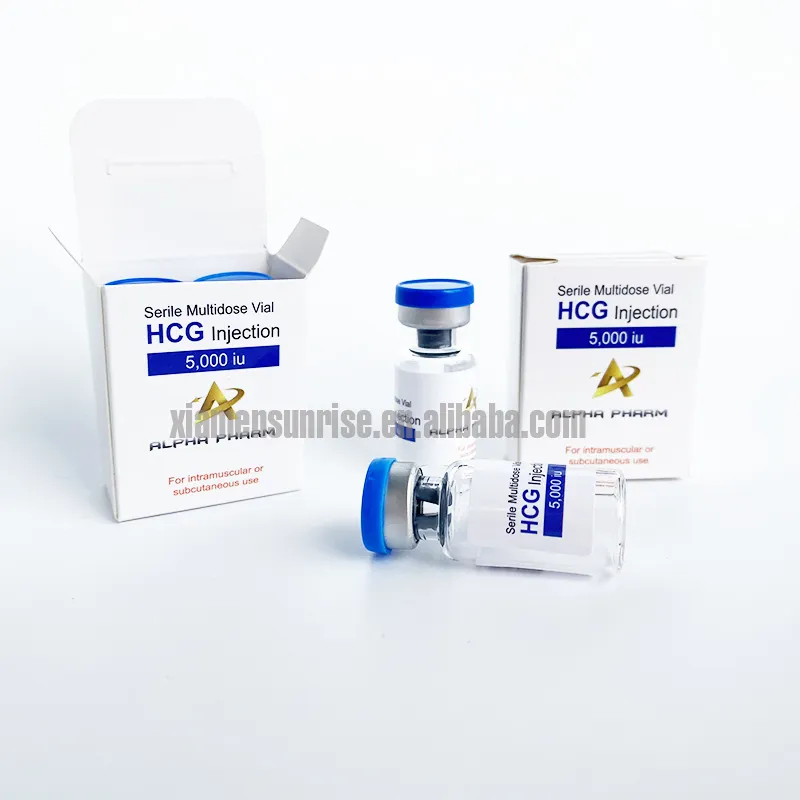 Etiqueta de logotipo personalizada 10ml, etiquetas hcg etiquetas farmacêuticas garrafa vial etiquetas e caixas