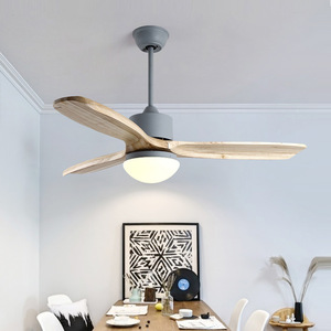 Nordic Solid Wood Fans, Chandeliers, Simple Living Room Led Ceiling Lamps, Home Dining , Bedroom and Lighting Fixtures - Product Image 2