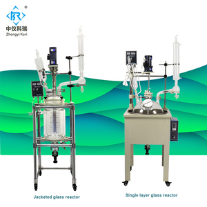 Laborheizreaktoren: Einschichtiger Glasreaktor mit Heizmantel – Preis für Reaktoren zur Erwärmung von Raumtemperatur auf höheren Temperaturen - Product Image 4