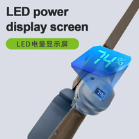 Scie circulaire sans balais de 8 pouces avec affichage numérique, batterie lithium-ion 10 cellules (21V) pour la coupe du bois - Efficacité et autonomie maximales