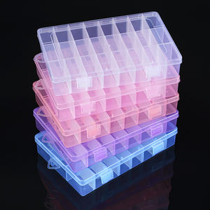 Vente en gros plastique transparent 24 compartiments <span class=keywords><strong>petite</strong></span> boîte <span class=keywords><strong>de</strong></span> rangement organisateur bacs <span class=keywords><strong>de</strong></span> <span class=keywords><strong>tri</strong></span> PP Solution <span class=keywords><strong>de</strong></span> stockage populaire - Product Image 1