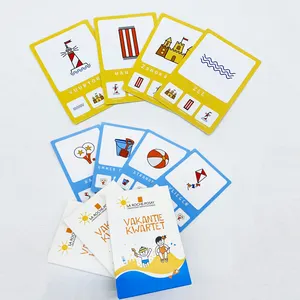 OEM tavolo di apprendimento per bambini giochi per bambini carte da gioco con logo personalizzato